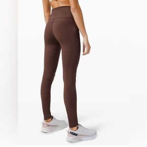 Lululemon Fast and Free Tight II 25" *Non-Reflective Nulux
Brown Earth